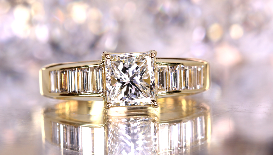 ダイヤモンド 1.04ct/H/SI1 ダイヤモンド 0.56ct プラチナ リング(指輪 