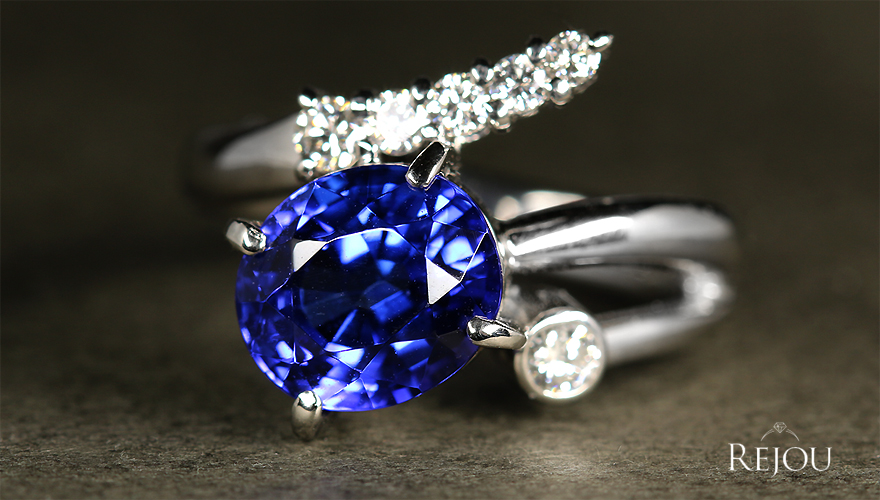 タンザナイト pt999 リング 指輪 アクセサリー 宝石 プラチナ 高級 青