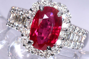 ビルマ産非加熱ピジョンブラッドルビー 0.373ct | Gem Shop