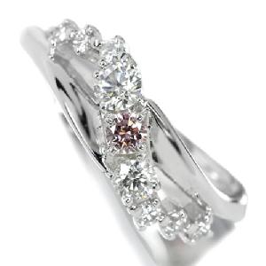 ＜第146回抽選販売＞ピンクダイヤモンド 0.076ct/FIP/VS2 ダイヤモンド プラチナリング（指輪）【品質保証書/宝石鑑別書/CGLソ付】【応募期間:7/19まで/レビュー必須/当選人数1名様】当選通知済み