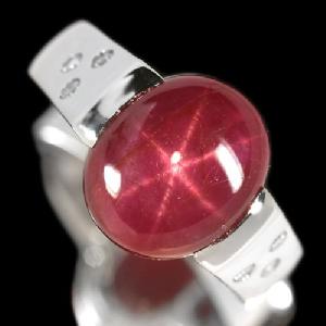スタールビー 7.24ct ダイヤモンド プラチナ リング（指輪）【品質保証書/宝石鑑別書/GRJソ付】