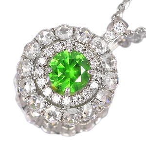 ����466�񒊑I�̔������V�A�Y�f�}���g�C�h�K�[�l�b�g 0.6ct �_�C�������h 0.5ct �v���`�i �l�b�N���X�y�i���ۏ؏�/��Ίӕʏ��z�y�������:12/30�܂�/���r���[�K�{/���I�l��1���l�z