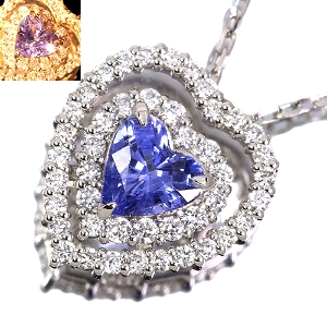 ����468�񒊑I�̔����n�[�g�V�F�C�v����M�J���[�`�F���W�T�t�@�C�A 0.37ct �_�C�������h �v���`�i �l�b�N���X�y�i���ۏ؏�/GIA��Ίӕʏ��z�y�������:2026/1/27�܂�/���r���[�K�{/���I�l��1���l�z