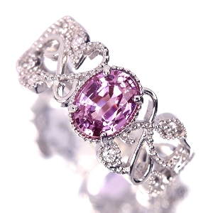 ����469�񒊑I�̔�������M�s���N�T�t�@�C�A 1.1ct �n�[�g�A���h�L���[�s�b�h�_�C�������h(H&C) �v���`�i �����O(�w��)�y�i���ۏ؏�/GIA��Ίӕʏ��z�y�������:2/2�܂�/���r���[�K�{/���I�l��1���l�z