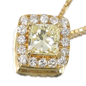 ����472�񒊑I�̔����C�G���[�_�C�������h 0.81ct/LY/VS1 �_�C�������h ��0.3ct �C�G���[�S�[���h �l�b�N���X�y�i���ۏ؏�/��Ίӕʏ�/CGL�\�t�z�y�������:2026/3/10�܂�/���r���[�K�{/���I�l��1���l�z