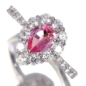 ����472�񒊑I�̔����p�p���`�A�T�t�@�C�A 0.5ct �_�C�������h 0.6ct �v���`�i �����O(�w��)�y�i���ۏ؏�/AIGS��Ίӕʏ��z�y�������:2026/3/10�܂�/���r���[�K�{/���I�l��1���l�z