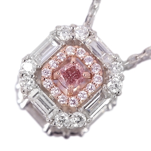 ����473�񒊑I�̔����s���N�_�C�������h 0.093ct/FIP/VS2 �_�C�������h 0.3ct �v���`�i �s���N�S�[���h �l�b�N���X�y�i���ۏ؏�/��Ίӕʏ�/CGL�\�t�z�y�������:2026/3/17�܂�/���r���[�K�{/���I�l��1���l�z