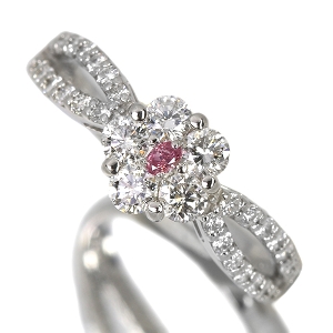 ����474�񒊑I�̔����s���N�_�C�������h 0.037ct/FIP/SI1 �_�C�������h 0.7ct �v���`�i �����O(�w��)�y�i���ۏ؏�/��Ίӕʏ�/CGL�\�t�z�y�������:2026/3/24�܂�/���r���[�K�{/���I�l��1���l�z