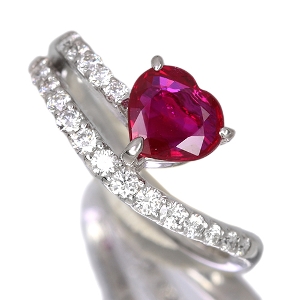 ����475�񒊑I�̔����n�[�g�V�F�C�v���r�[ 1.0ct �_�C�������h 0.3ct �v���`�i �����O(�w��)�y�i���ۏ؏�/��Ίӕʏ��z�y�������:2026/3/31�܂�/���r���[�K�{/���I�l��1���l�z