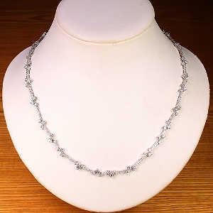 ����476�񒊑I�̔����_�C�������h 11.3ct �z���C�g�S�[���h �l�b�N���X�y�i���ۏ؏�/��Ίӕʏ��z�y�������:2026/4/14�܂�/���r���[�K�{/���I�l��1���l�z