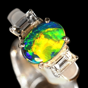 ����478�񒊑I�̔����I�[�X�g�����A���C�g�j���O���b�W�Y�u���b�N�I�p�[�� 1.8ct �_�C�������h 0.7ct �v���`�i �����O(�w��)�y�i���ۏ؏�/��Ίӕʏ��z�y�������:2026/4/28�܂�/���r���[�K�{/���I�l��1���l�z