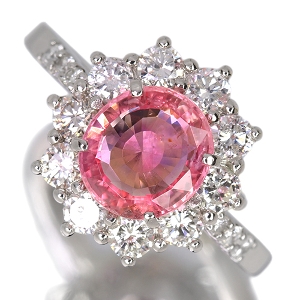 ����480�񒊑I�̔�������M�p�p���`�A�T�t�@�C�A 1.6ct �_�C�������h ��0.8ct �v���`�i �����O(�w��)�y�i���ۏ؏�/AIGS��Ίӕʏ��z�y�������:2026/5/12�܂�/���r���[�K�{/���I�l��1���l�z