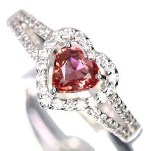 ����482�񒊑I�̔����n�[�g�V�F�C�v�p�p���`�A�T�t�@�C�A 0.7ct �_�C�������h �v���`�i �����O(�w��)�y�i���ۏ؏�/DGL��Ίӕʏ��z�y�������:5/26�܂�/���r���[�K�{/���I�l��1���l�z