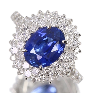 ����484�񒊑I�̔����R�[���t�����[�u���[�T�t�@�C�A 2.7ct �_�C�������h ��1.5ct �v���`�i �����O(�w��)�y�i���ۏ؏�/KGL��Ίӕʏ��z�y�������:6/16�܂�/���r���[�K�{/���I�l��1���l�z