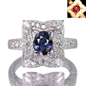 ����484�񒊑I�̔����J���[�`�F���W�K�[�l�b�g 1.0ct �_�C�������h 0.5ct �v���`�i �����O(�w��)�y�i���ۏ؏�/��Ίӕʏ��z�y�������:6/16�܂�/���r���[�K�{/���I�l��1���l�z