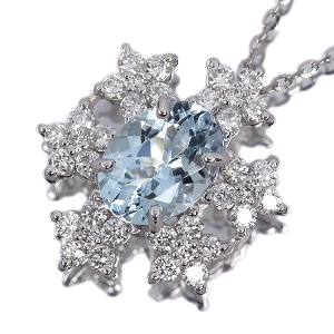����485�񒊑I�̔����A�N�A�}���� ��1ct �_�C�������h 0.4ct �v���`�i �l�b�N���X�y�i���ۏ؏�/��Ίӕʏ��z�y�������:6/23�܂�/���r���[�K�{/���I�l��1���l�z