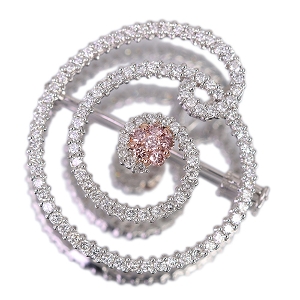 ����490�񒊑I�̔����s���N�_�C�������h 0.27ct �_�C�������h 1.8ct �z���C�g�S�[���h �v���`�i �u���[�`���y���_���g�g�b�v�y�i���ۏ؏�/��Ίӕʏ��z�y�������:8/4�܂�/���r���[�K�{/���I�l��1���l�z