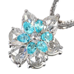 ����491�񒊑I�̔����u���W���Y�p���C�o�g���}���� 0.82ct �_�C�������h 2.7ct �v���`�i �l�b�N���X�y�i���ۏ؏�/��Ίӕʏ��z�y�������:8/18�܂�/���r���[�K�{/���I�l��1���l�z