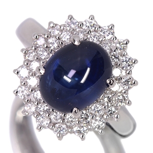 ����491�񒊑I�̔����u���[�T�t�@�C�A�i�J�{�V�����j 3.8ct �_�C�������h 0.6ct �v���`�i �����O(�w��)�y�i���ۏ؏�/��Ίӕʏ�/CGL�\�t�z�y�������:8/18�܂�/���r���[�K�{/���I�l��1���l�z