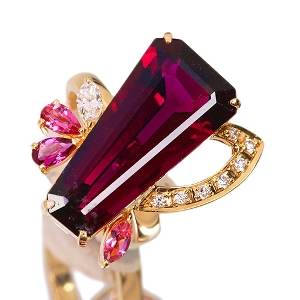 ����492�񒊑I�̔������x���C�g 11.4ct �s���N�g���}���� 0.5ct �_�C�������h �C�G���[�S�[���h �����O(�w��)�y�i���ۏ؏�/��Ίӕʏ�/CGL�\�t�z�y�������:8/25�܂�/���r���[�K�{/���I�l��1���l�z