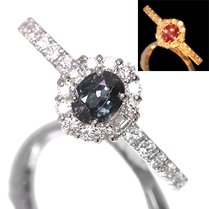 ����493�񒊑I�̔����J���[�`�F���W�K�[�l�b�g ��0.5ct �_�C�������h 0.4ct �v���`�i �����O(�w��)�y�i���ۏ؏�/��Ίӕʏ��z�y�������:9/8�܂�/���r���[�K�{/���I�l��1���l�z