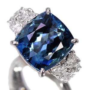 ����494�񒊑I�̔����T���^�}���A�A�N�A�}���� 8.3ct �_�C�������h 1.0ct �v���`�i �����O(�w��)�y�i���ۏ؏�/GRS��Ίӕʏ��z�y�������:9/15�܂�/���r���[�K�{/���I�l��1���l�z