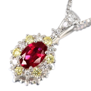 ����500�񒊑I�̔�������M�s�W�����u���b�h���r�[ 0.5ct �C�G���[�_�C�������h 0.13ct �_�C�������h �v���`�i �l�b�N���X�y�i���ۏ؏�/AIGS��Ίӕʏ��z�y�������:11/3�܂�/���r���[�K�{/���I�l��1���l�z