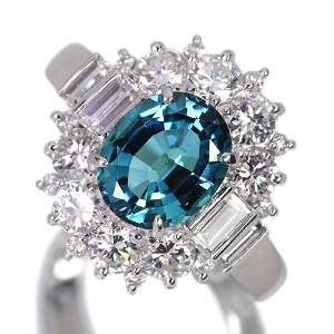 ����500�񒊑I�̔���Vivid �u���[�g���}���� 1.6ct �_�C�������h 1.3ct �v���`�i �����O(�w��)�y�i���ۏ؏�/��Ίӕʏ��z�y�������:11/3�܂�/���r���[�K�{/���I�l��1���l�z